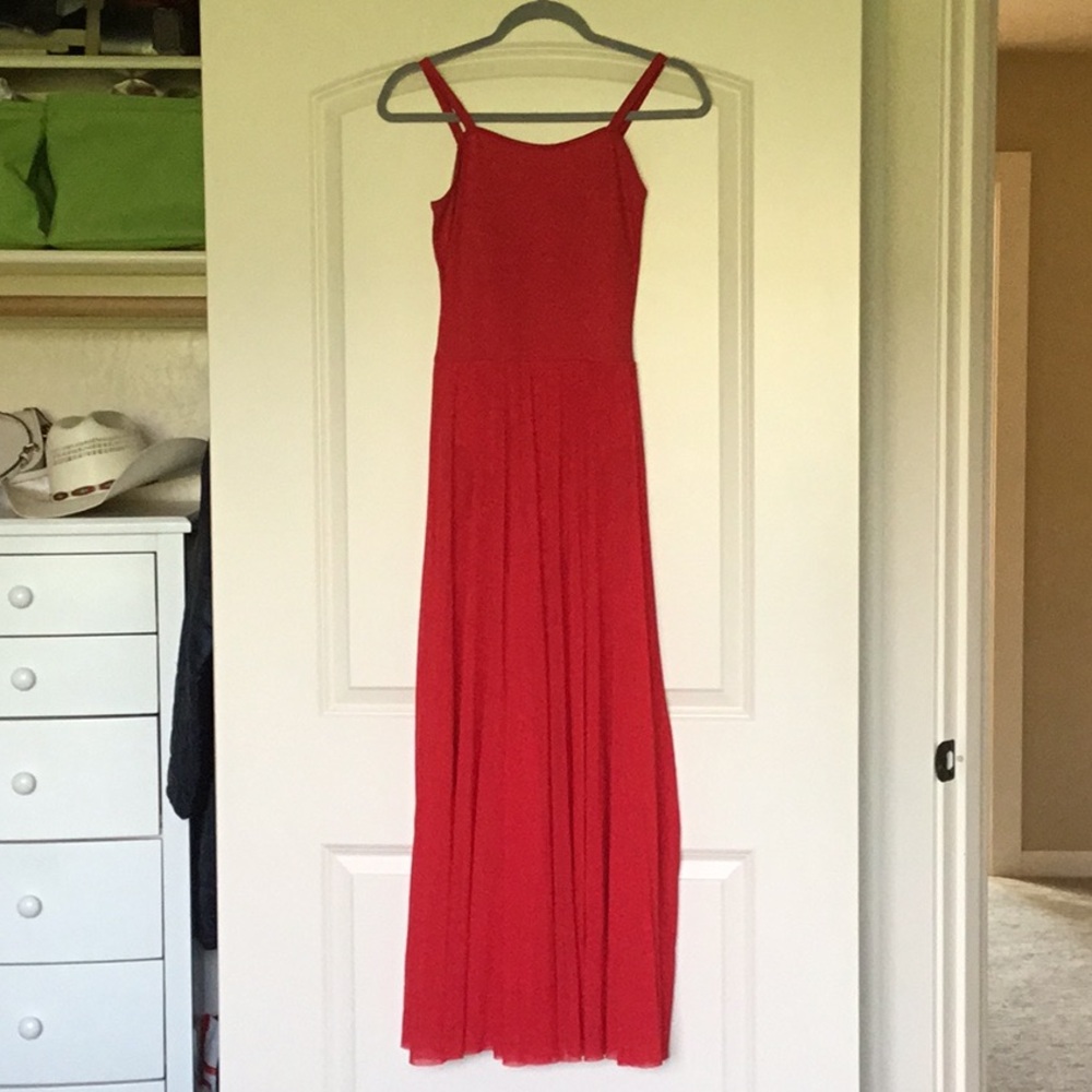 Weissman Leotard with Mesh Overskirt